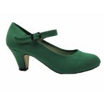 Zapato Flamenca Lona PASARELA 140020 VERDE (Зелёный)